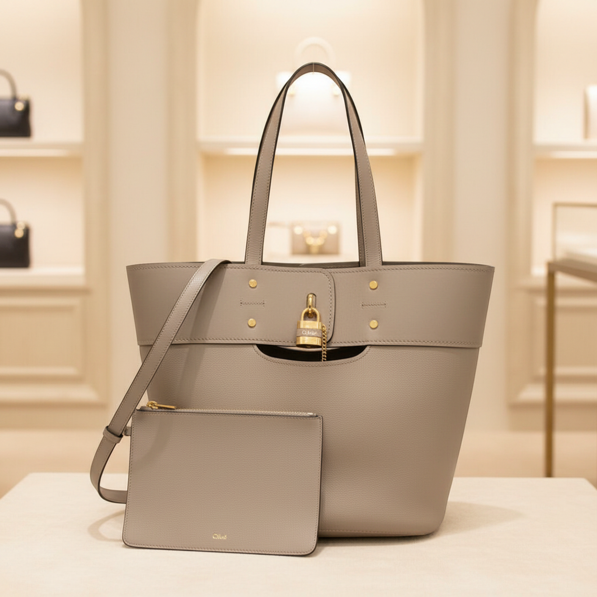 Chloé Mylo · Leather Tote