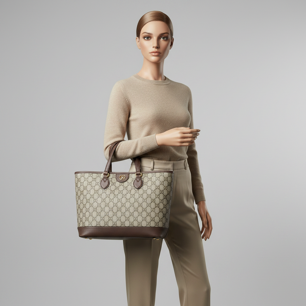 Gucci Double G · GG Supreme Tote