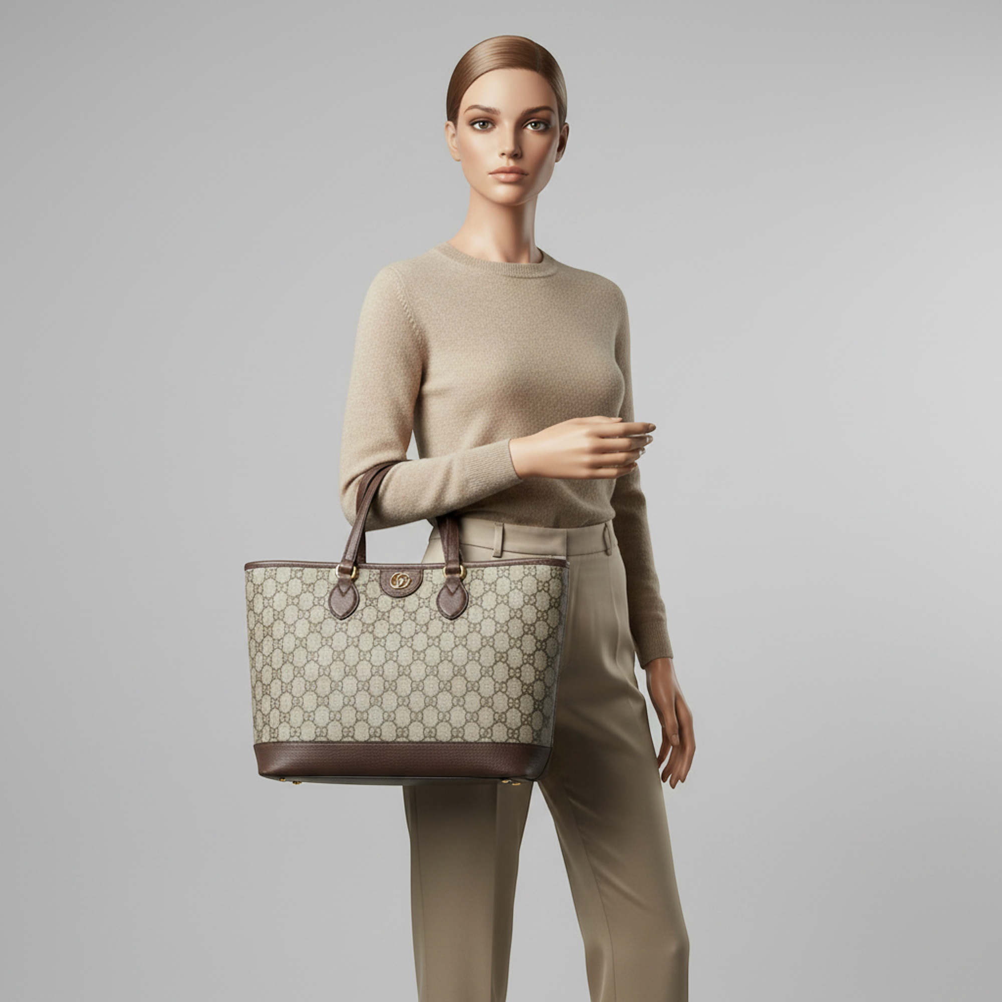 Gucci Double G · GG Supreme Tote