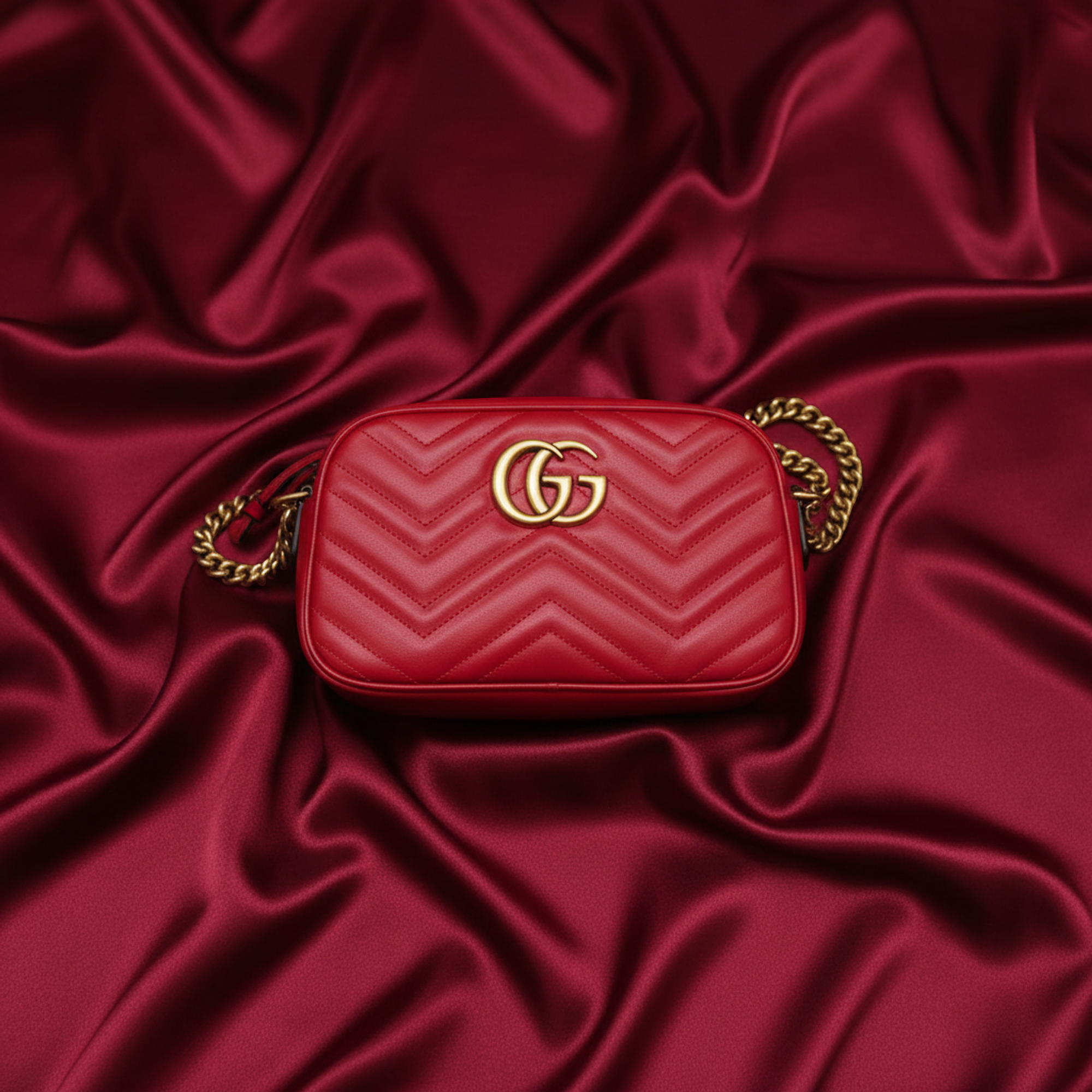 Gucci GG Marmont · Camera Bag · Leather