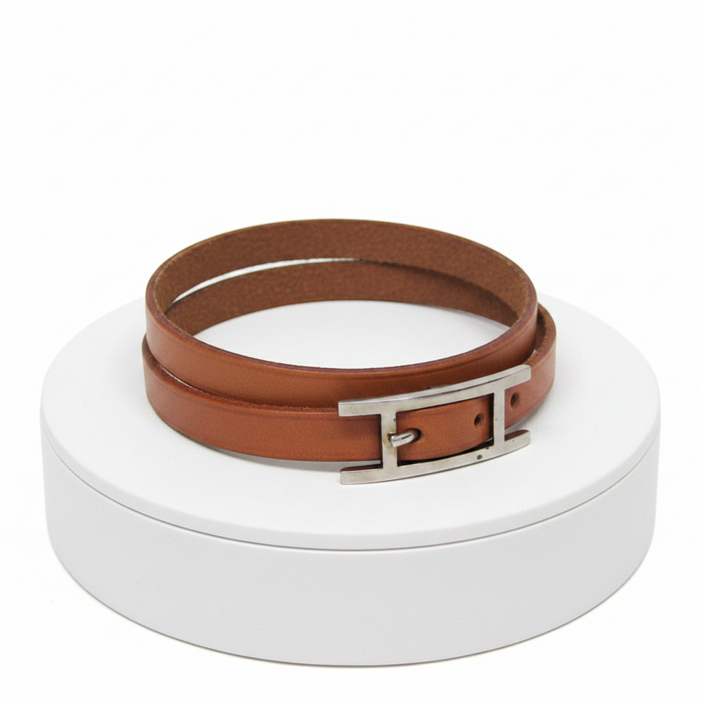 Hermès Hapi Choker · Leather Wrap Bangle