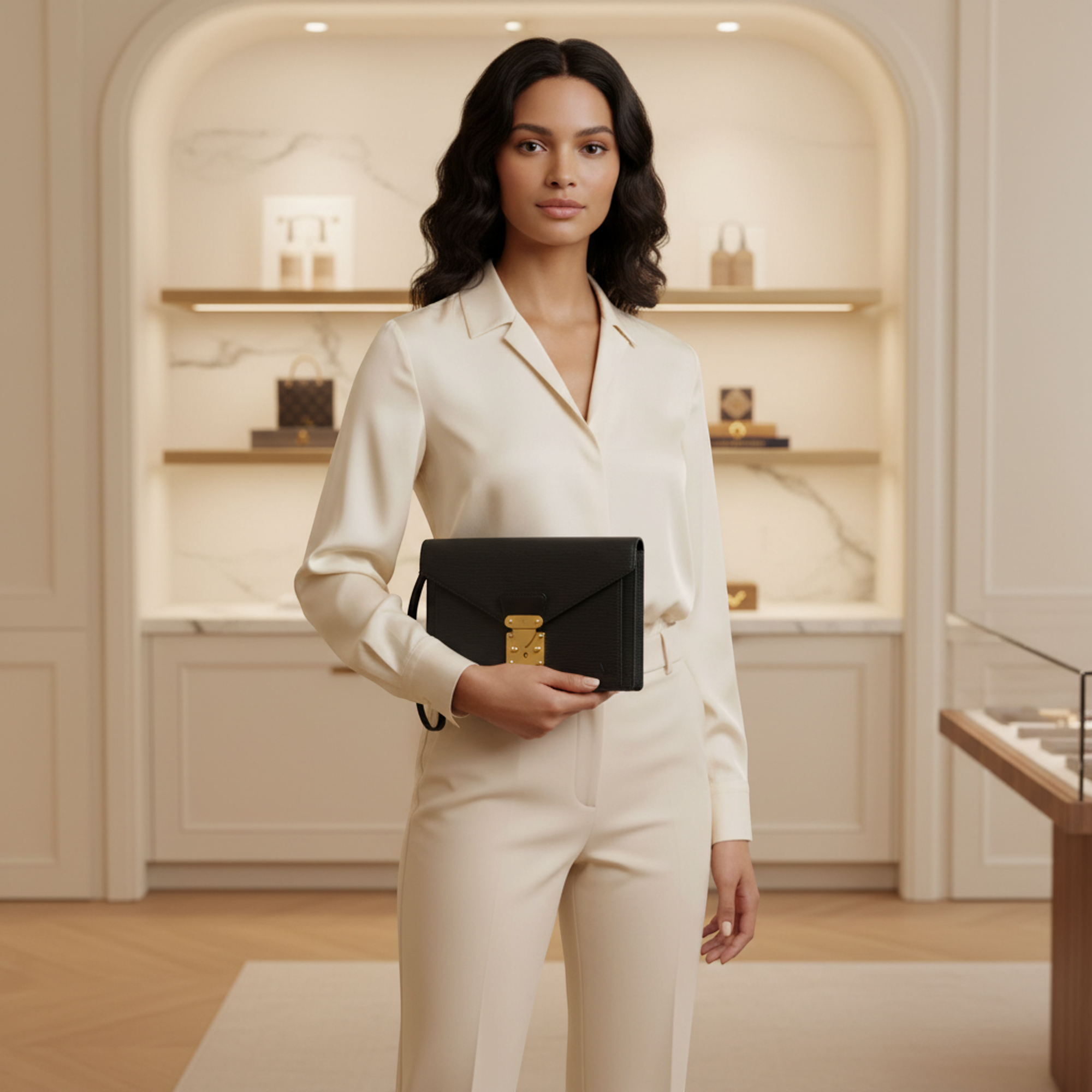 Louis Vuitton Pochette Sellier Dragonne · Epi