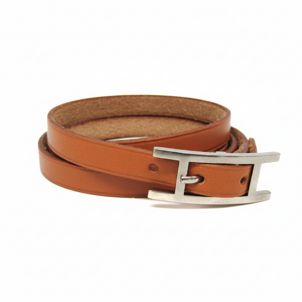 Hermès Hapi · 4-Row Wrap · Leather