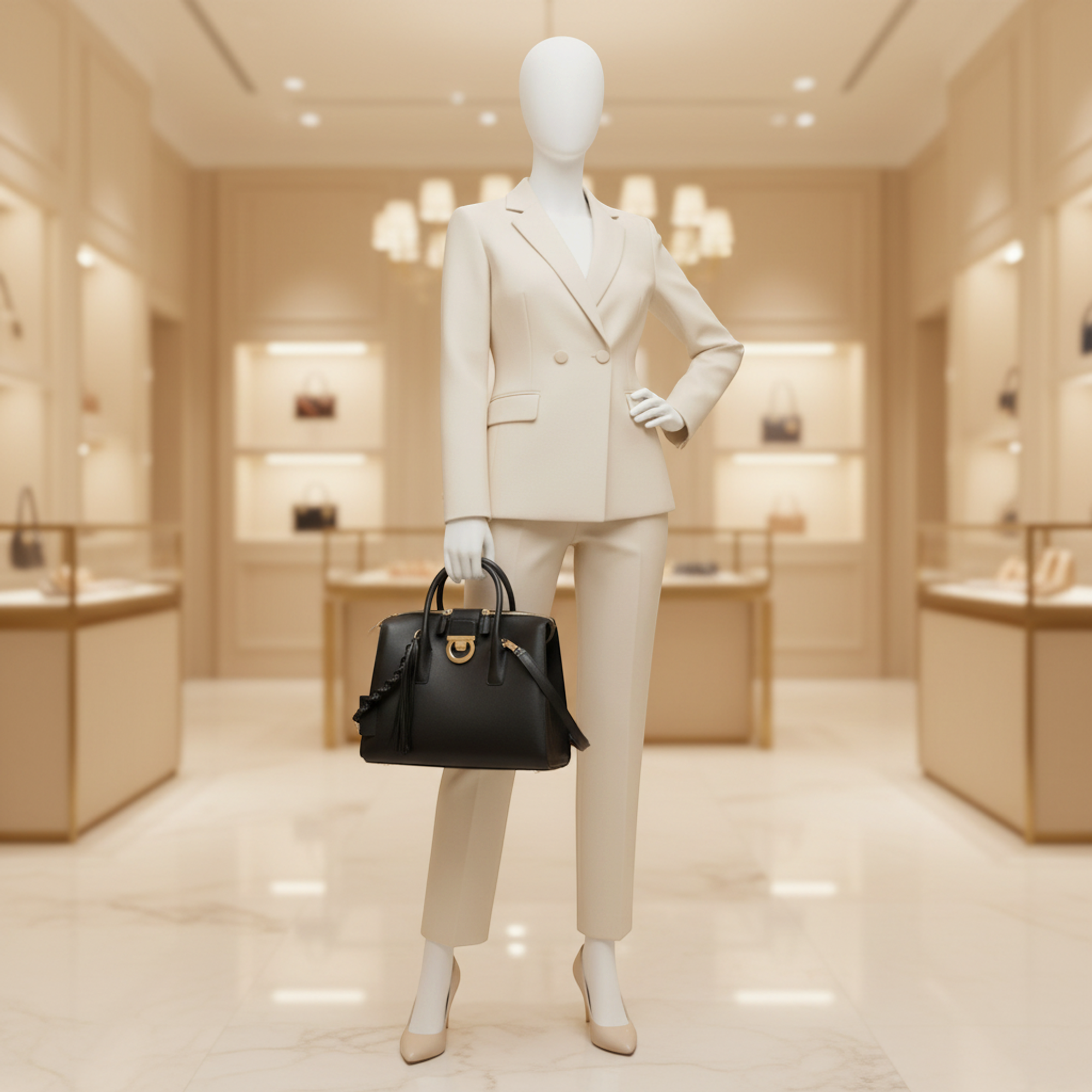 Salvatore Ferragamo Gancini · Leather
