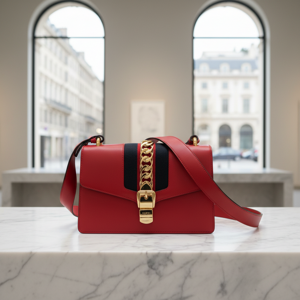Gucci Sylvie · Leather Shoulder Bag
