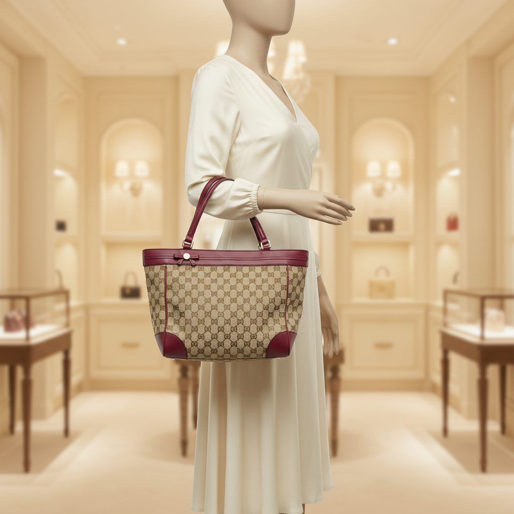 Gucci GG Canvas Mayfair · Ribbon Detail