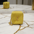 Yves Saint Laurent Cube Charm · Suede