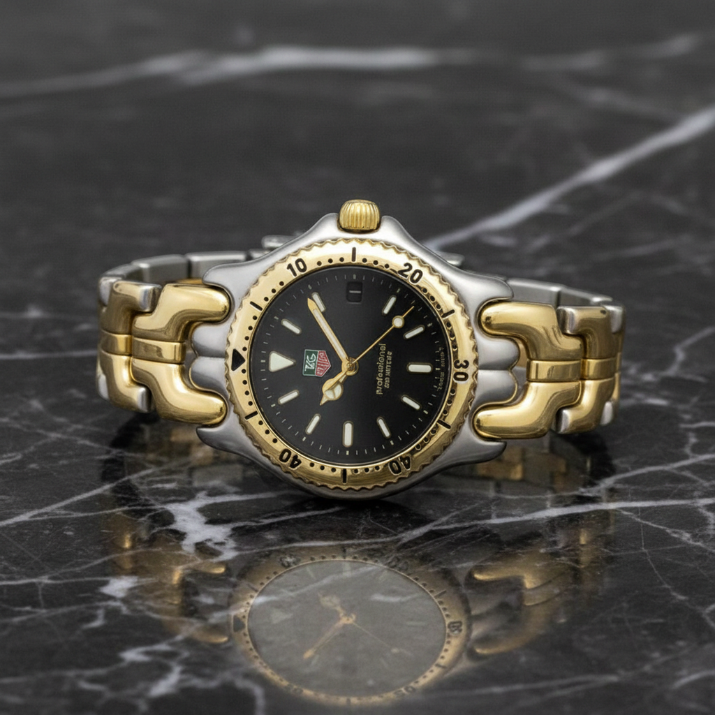 Tag Heuer Sel Professional · Steel & Gold