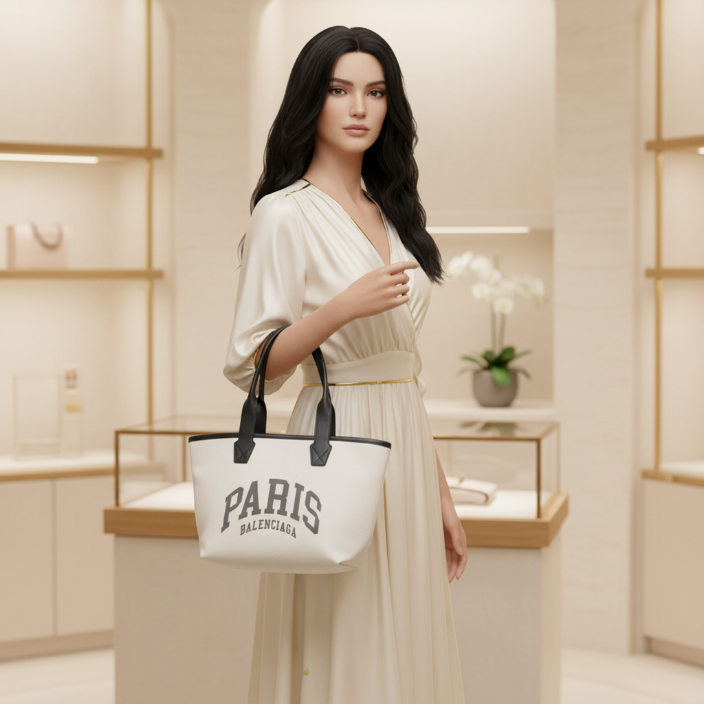 Balenciaga Jumbo Small · Canvas Tote
