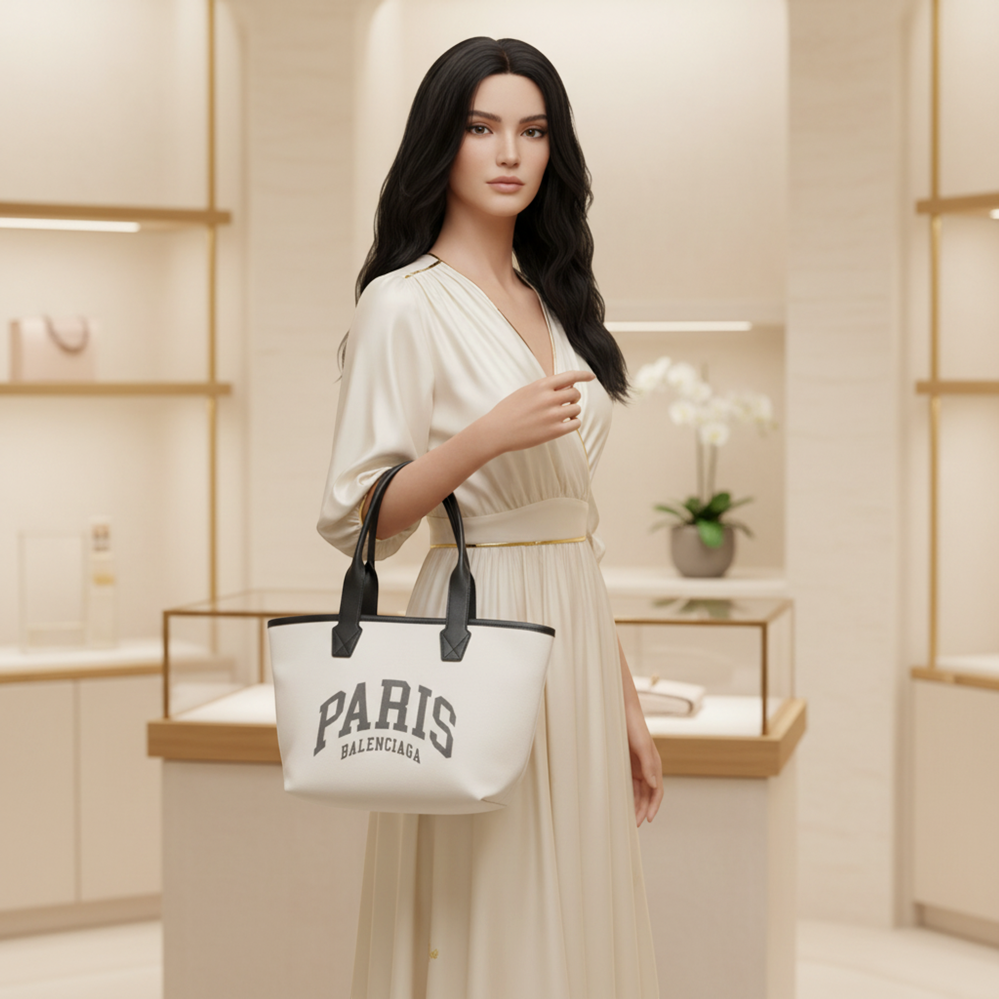 Balenciaga Jumbo Small · Canvas Tote