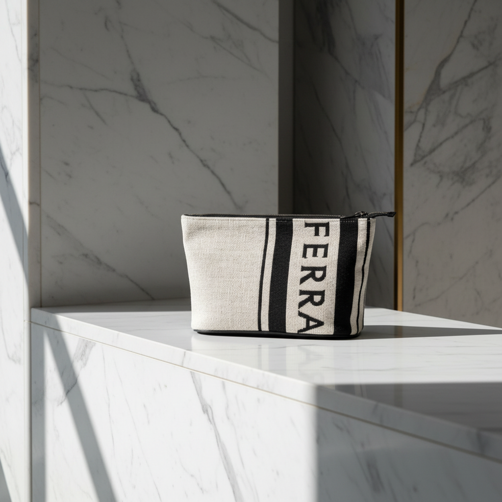 Salvatore Ferragamo Logo Pouch · Leather