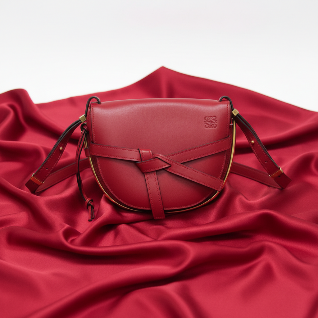 Loewe Metal Gate · Leather Shoulder Bag