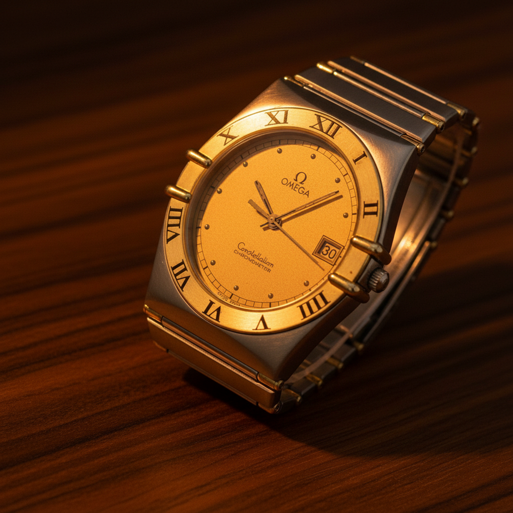 Omega Constellation · Steel & 18K Yellow Gold