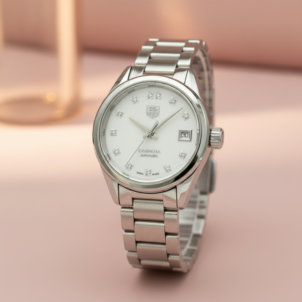 Tag Heuer Carrera Calibre 9 · Diamond · MOP