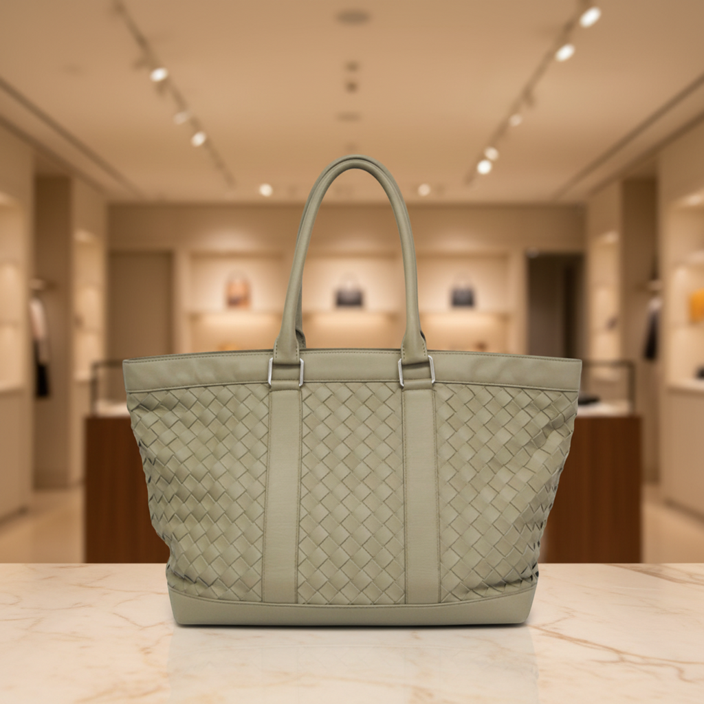 Bottega Veneta Intrecciato · Travertine