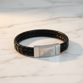 Prada Saffiano · Leather Bangle