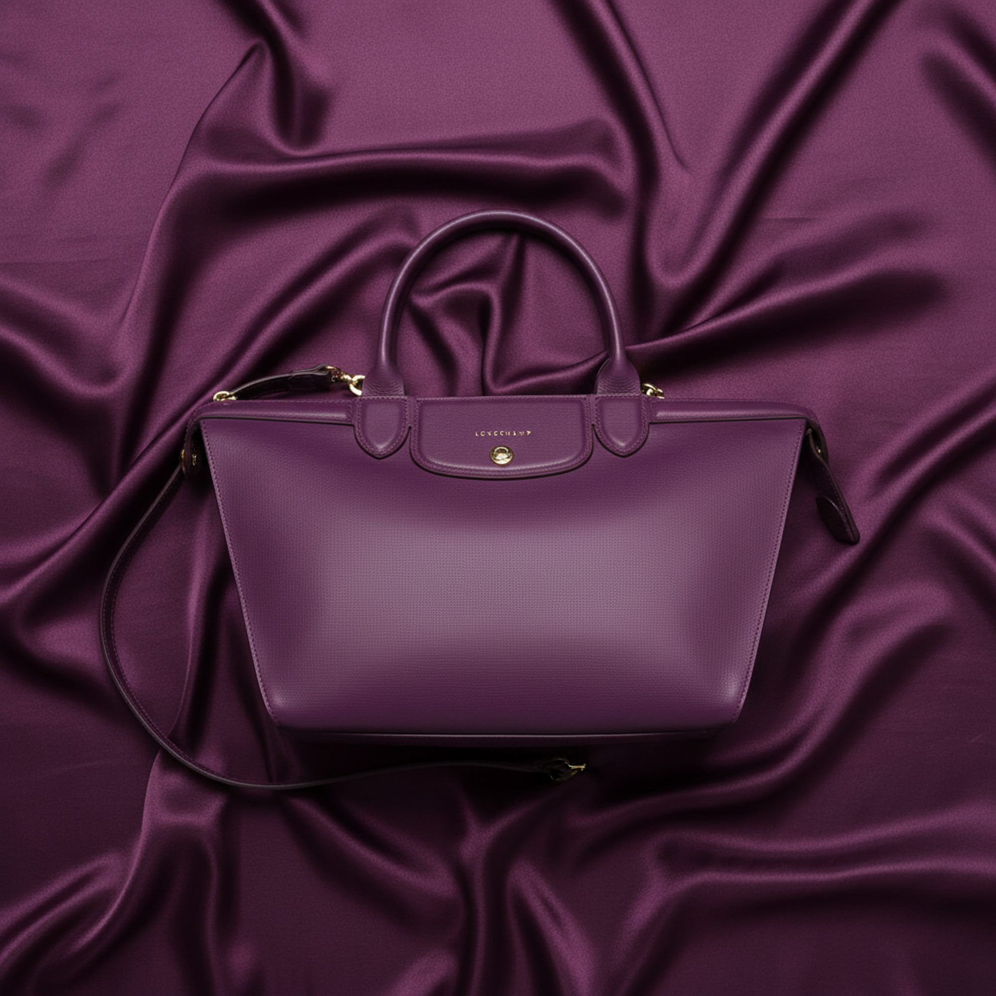 Longchamp Le Pliage Heritage · Leather Tote