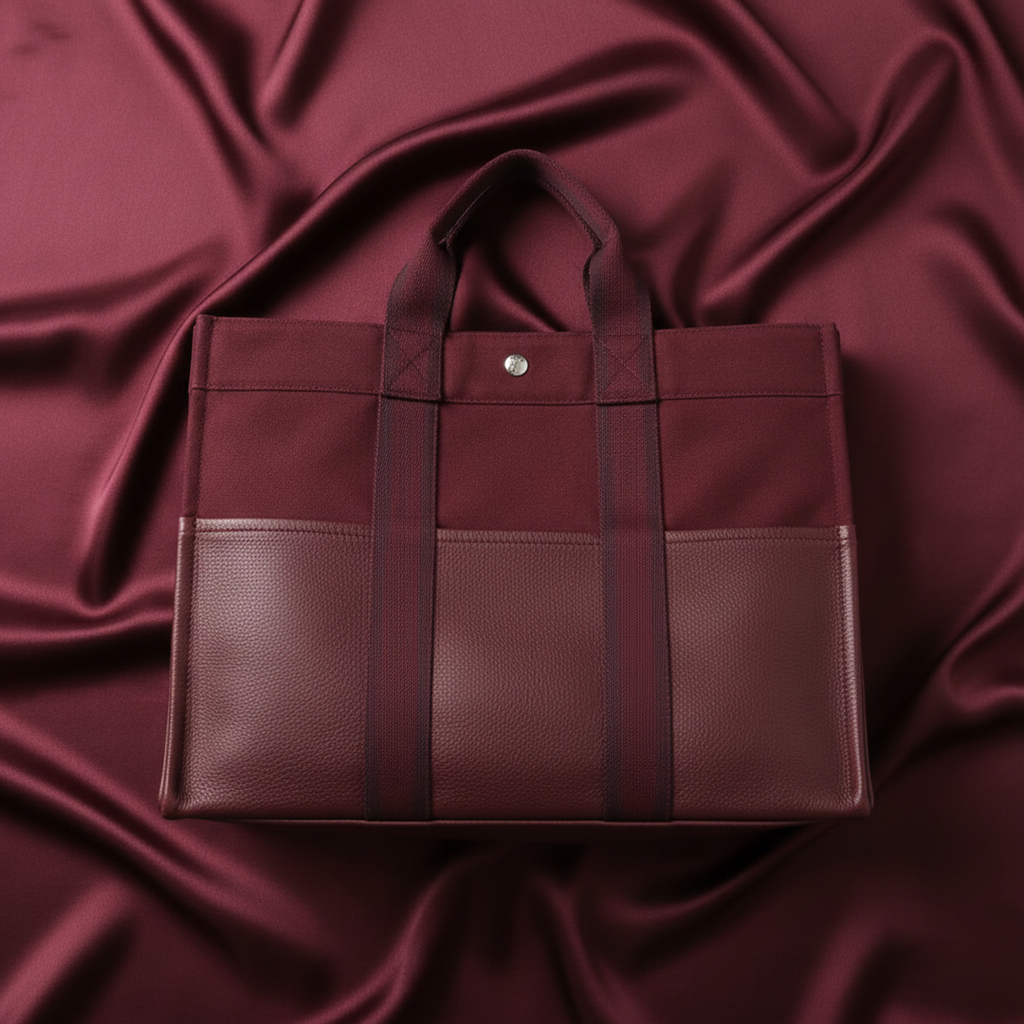 Hermès Fourre Tout MM · Canvas & Leather