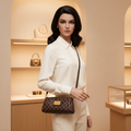 Louis Vuitton Damier Eva · Canvas Crossbody