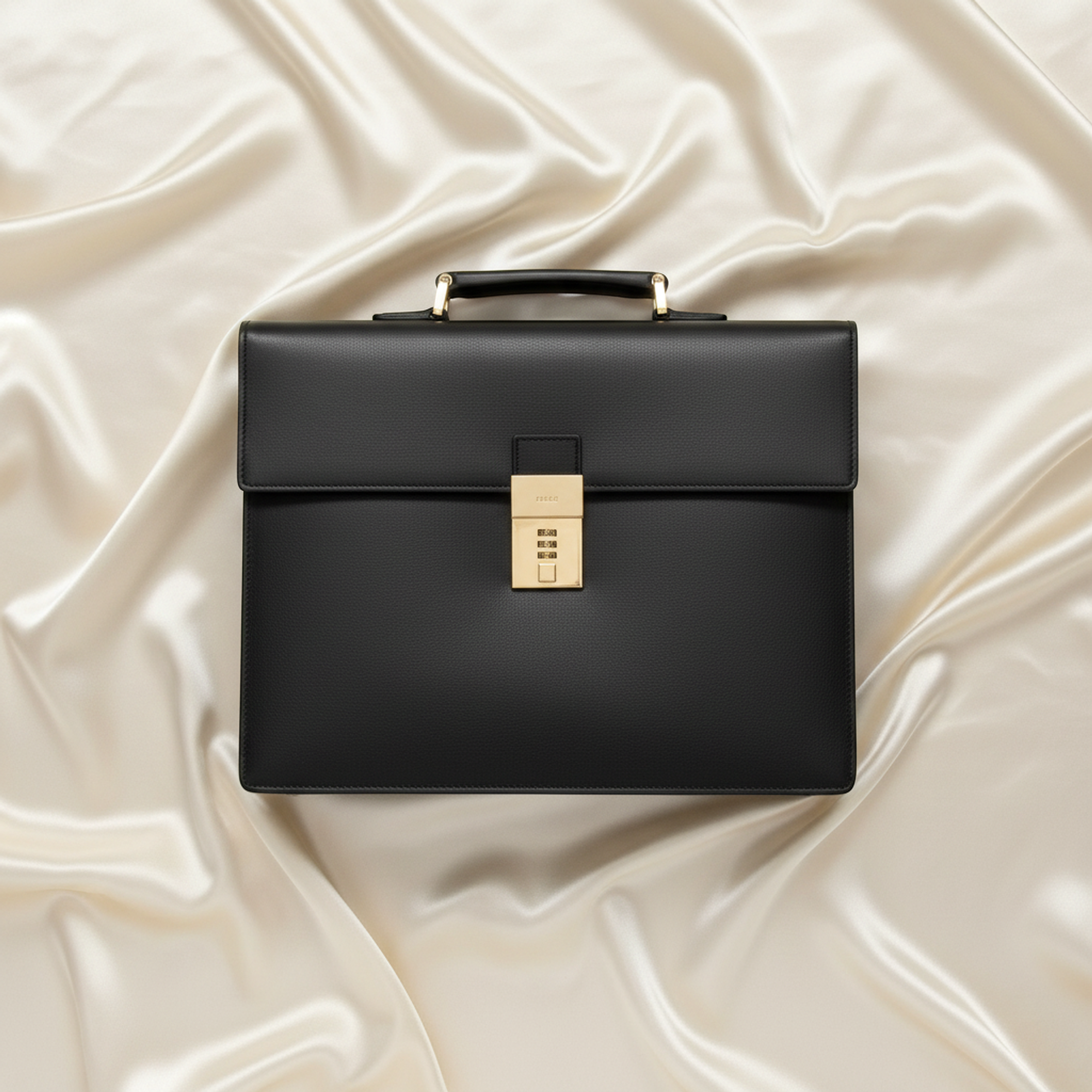 Gucci Leather Briefcase · Dial Lock