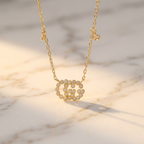 Gucci GG Logo · Diamond · 18K Yellow Gold