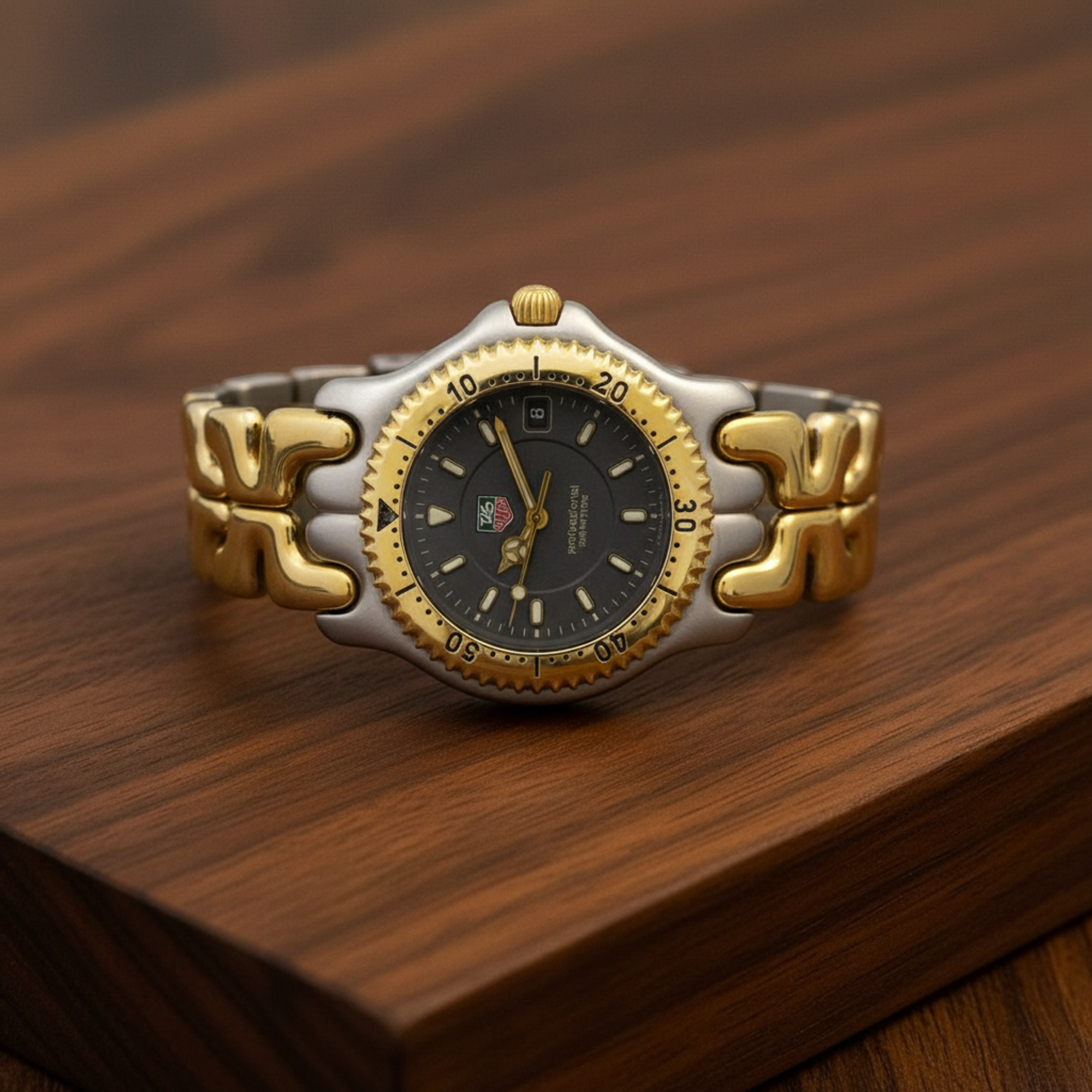 Tag Heuer Sel Professional · Gold Plated
