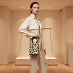 Balenciaga Shopping · Leopard Print Leather