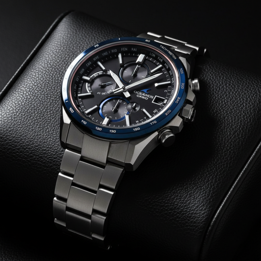 Casio Oceanus · Titanium · Solar