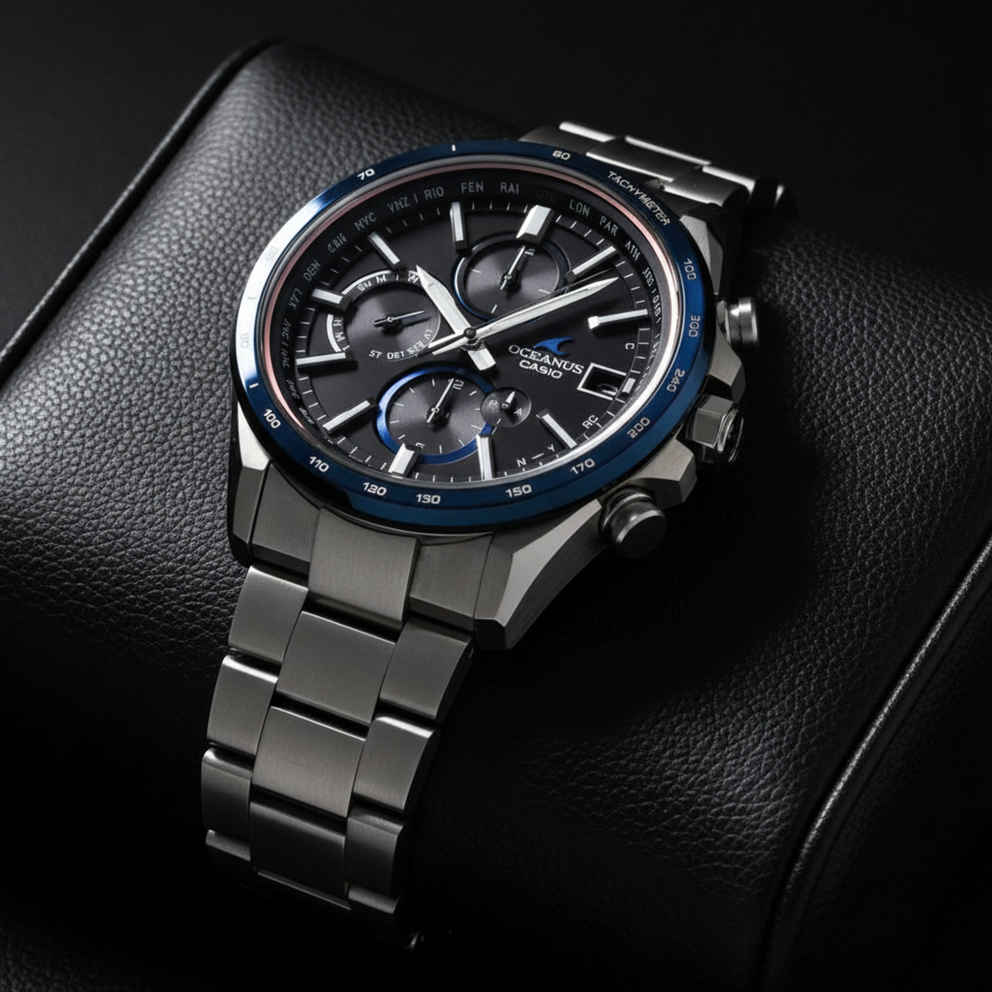 Casio Oceanus · Titanium · Solar