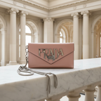 Prada Envelope Chain · Leather Clutch
