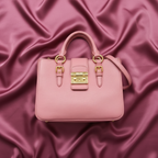 Miu Miu Madras · Leather Shoulder Bag