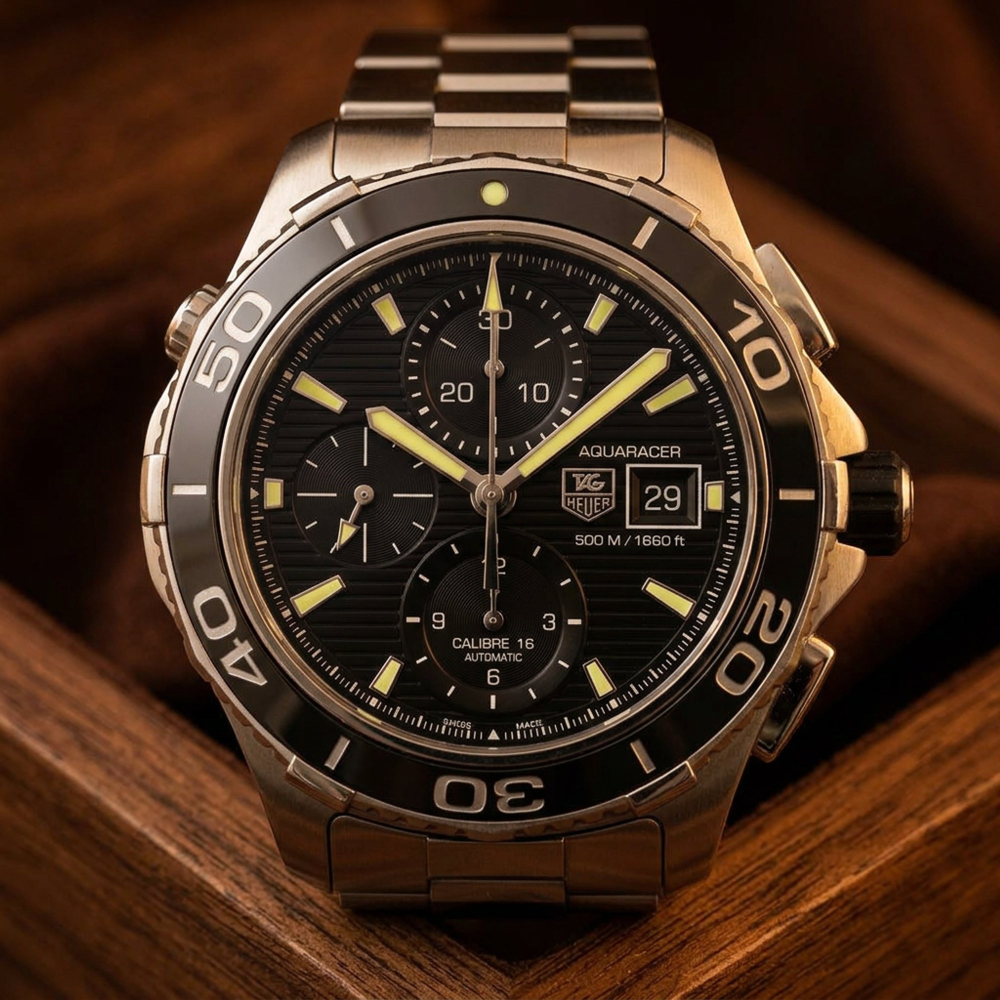 Tag Heuer Aquaracer 500M · Chronograph · Steel
