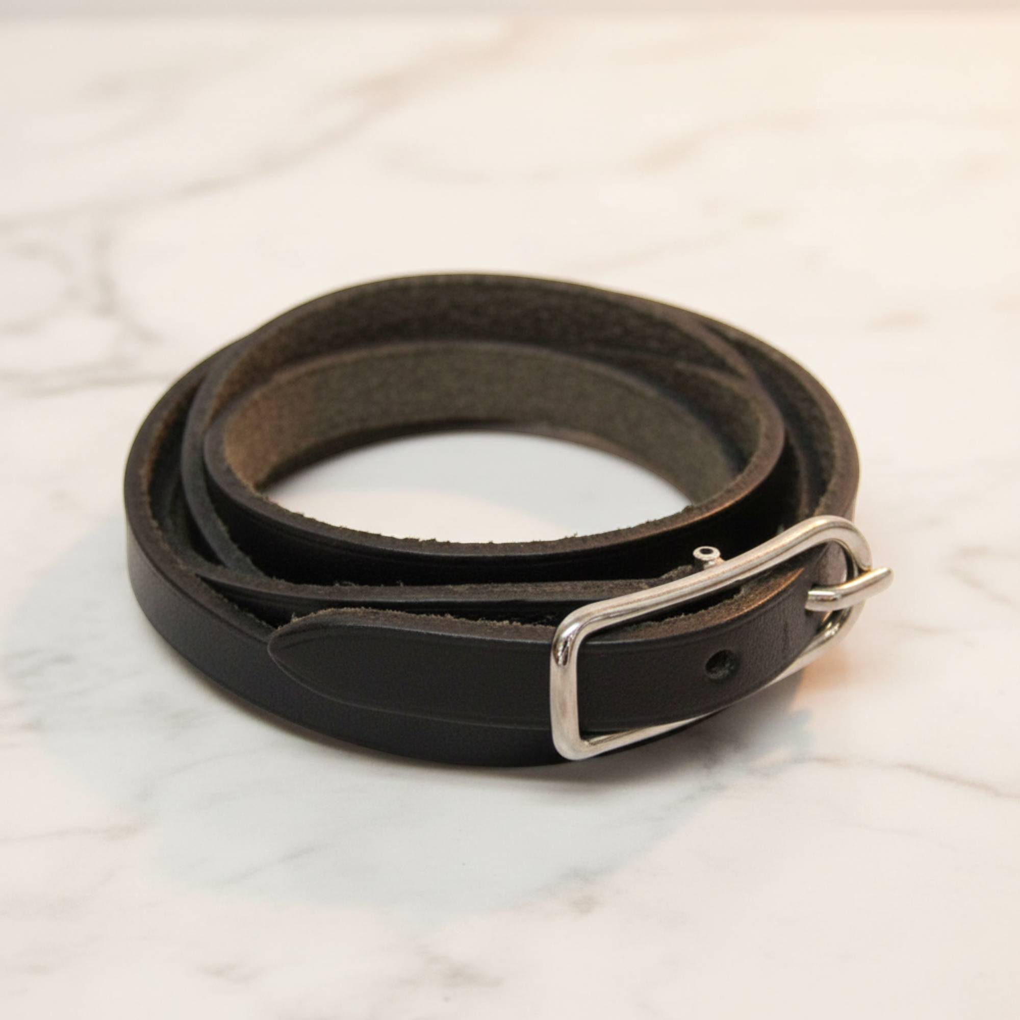 Hermes Hapi · 4-Strand Leather Bangle