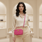 Versace Medusa · Quilted Chain Pouch