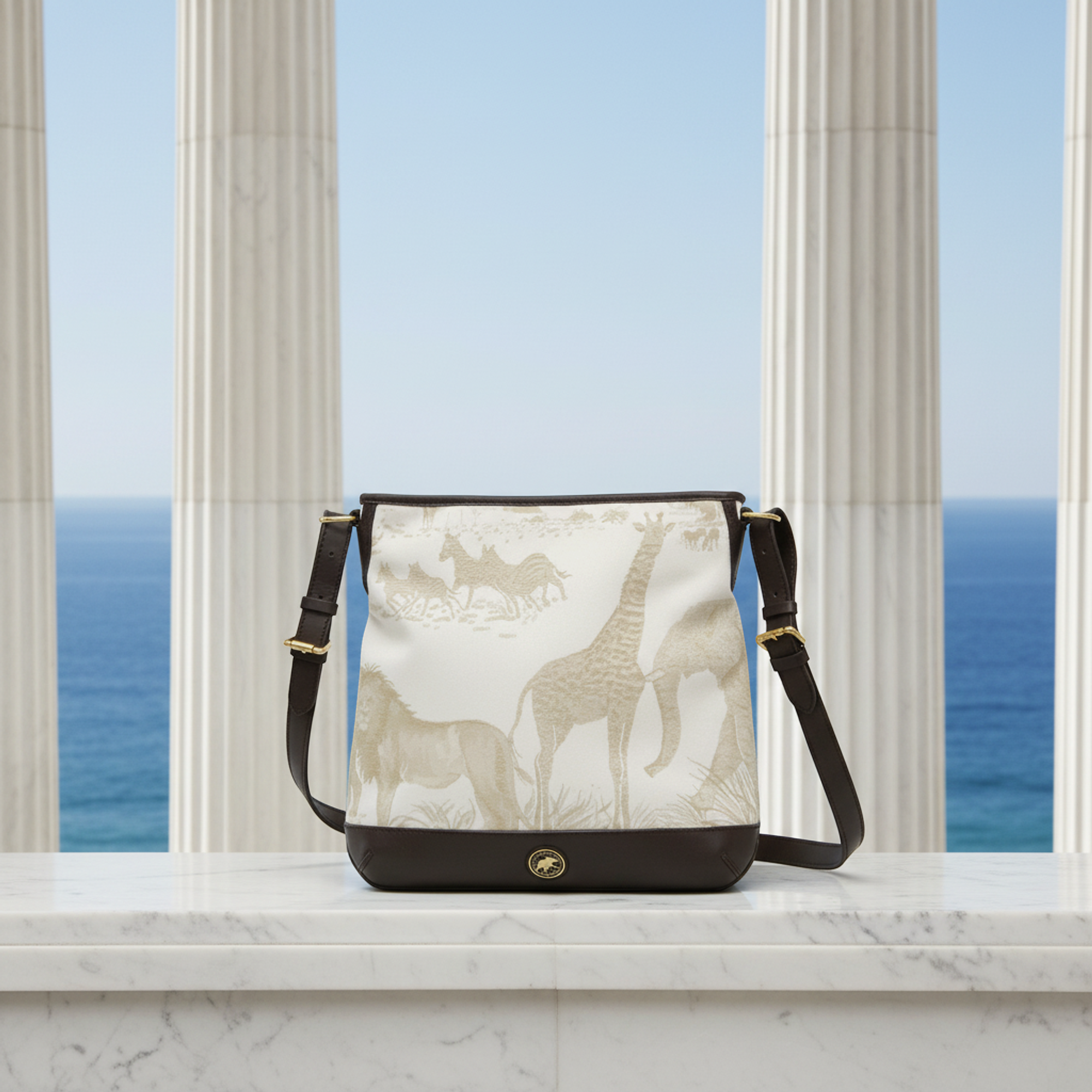 Hunting World Safari Embroidery · Canvas