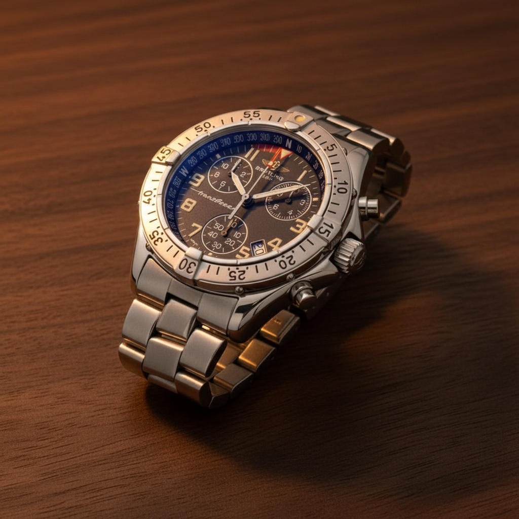 Breitling Transocean Chronograph · Steel