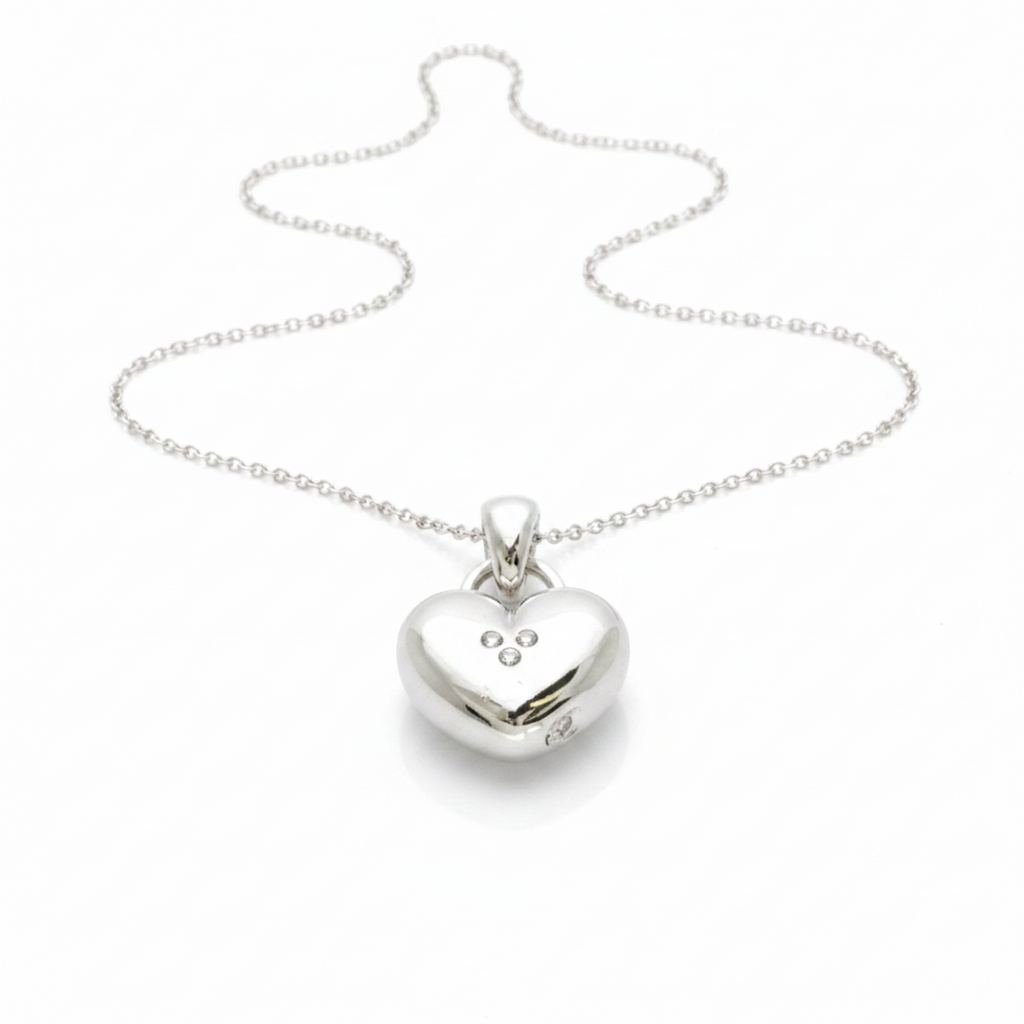 Tiffany Sentimental Heart · Platinum · Diamond