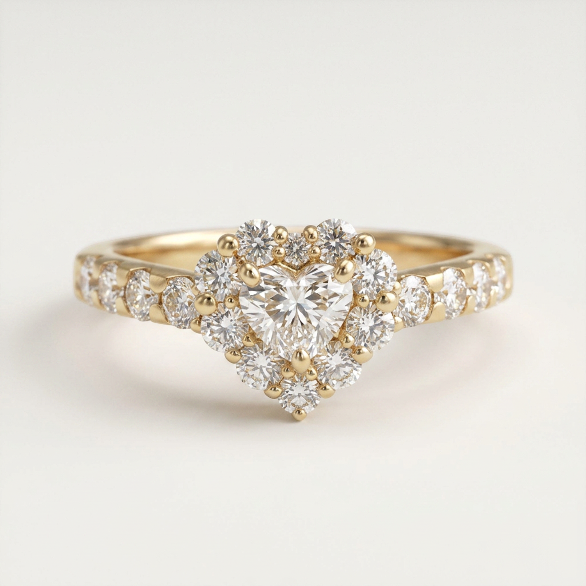 Ponte Vecchio Heart Diamond · Rose Gold
