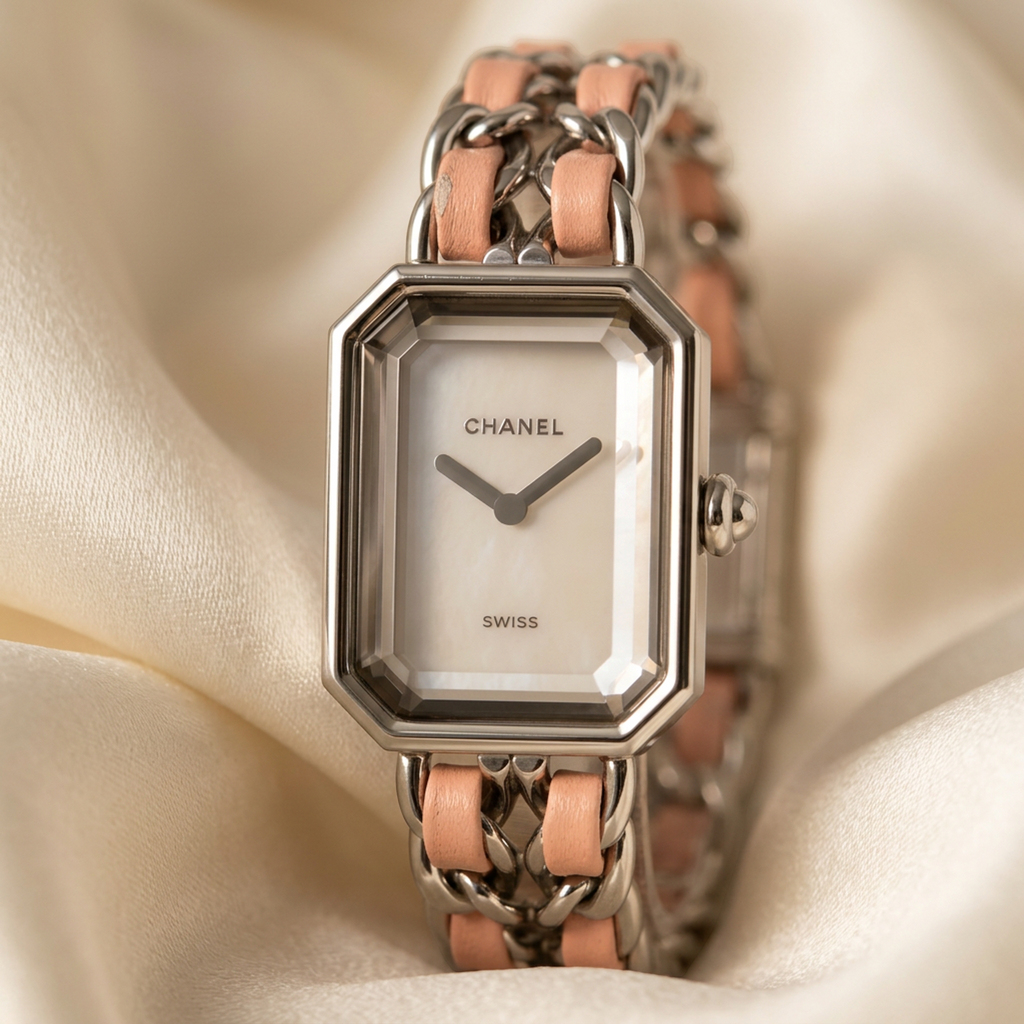 Chanel Premiere Lock · Steel · Mother-of-Pearl