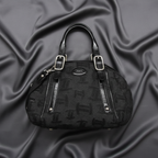 Tod's Small Boston · Canvas & Patent Leather