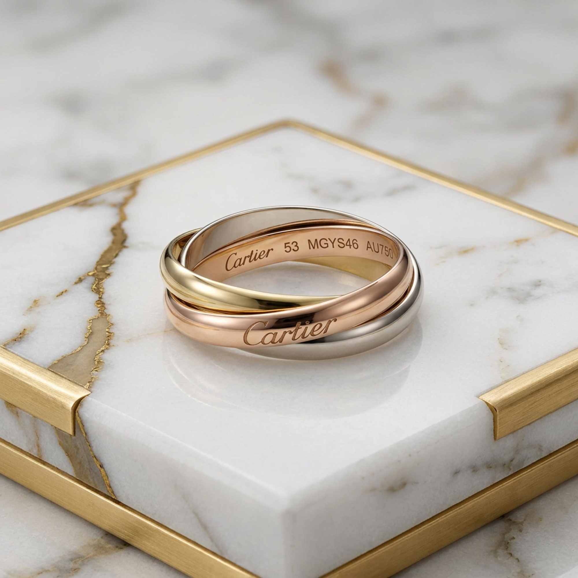 Cartier Trinity · Tri-Gold