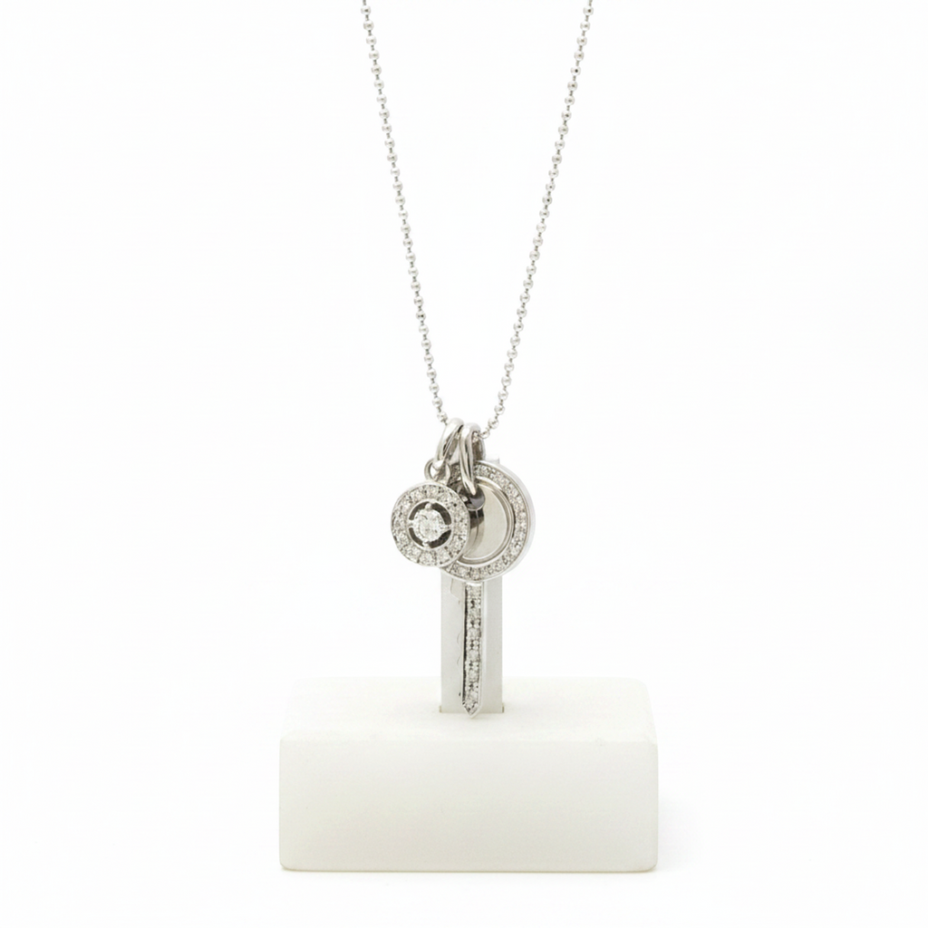 Vendome Aoyama Key · Diamond · 18K White Gold