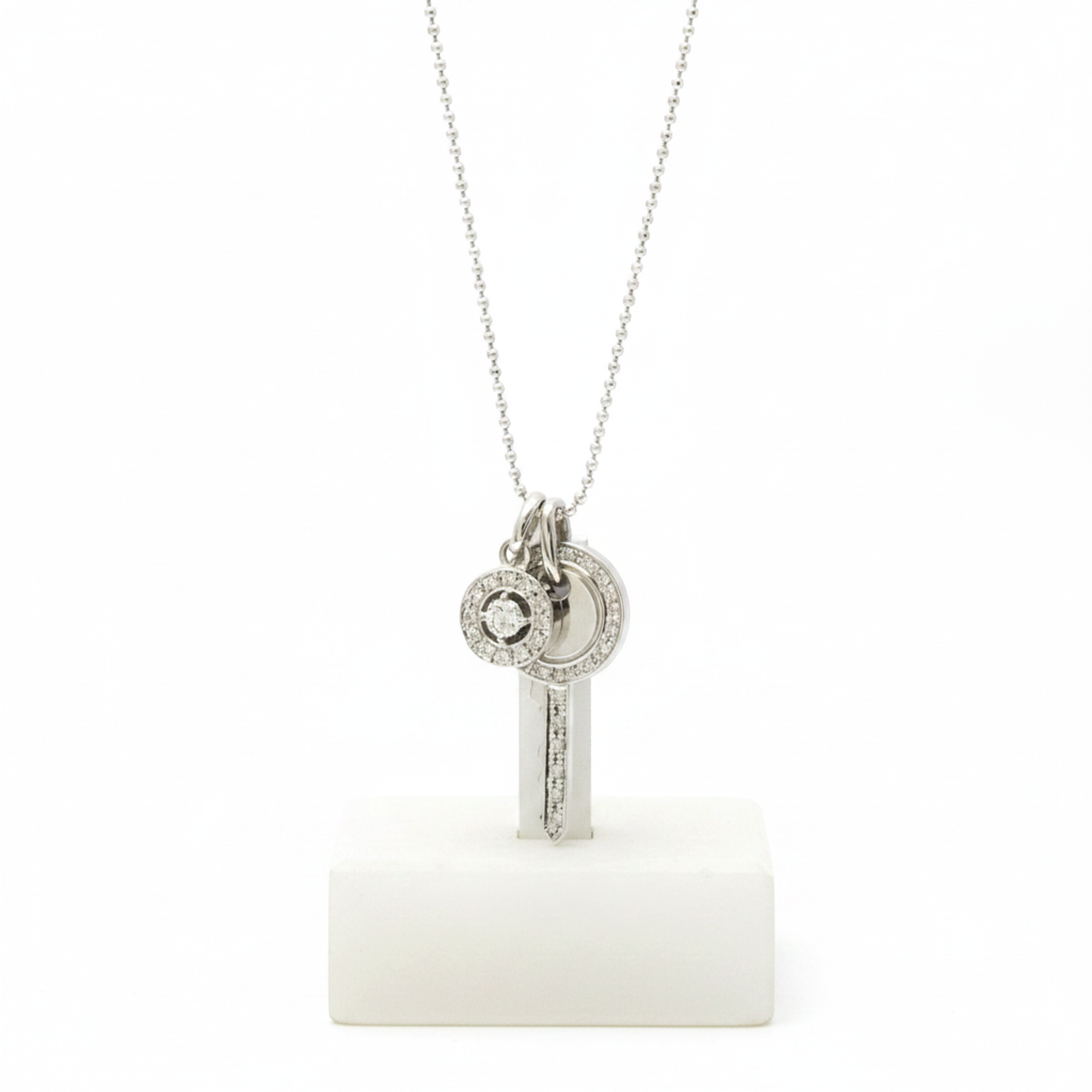 Vendome Aoyama Key · Diamond · 18K White Gold