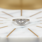 Cartier C Heart · Diamond · 18K White Gold