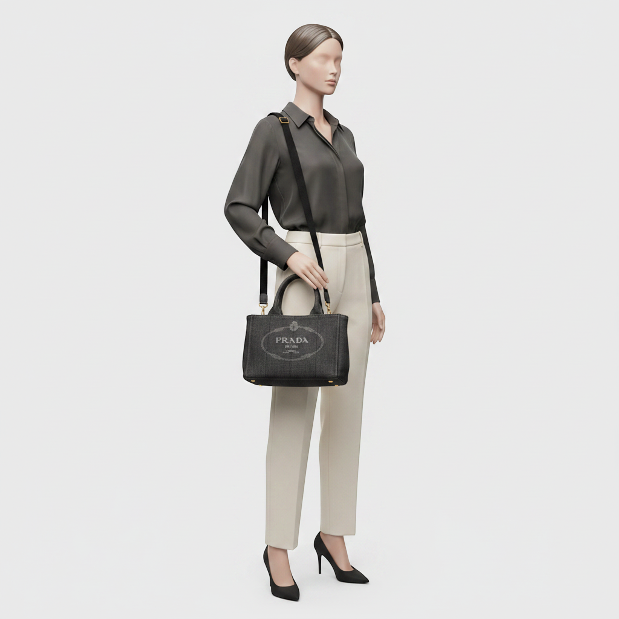 Prada Canapa · Canvas Tote