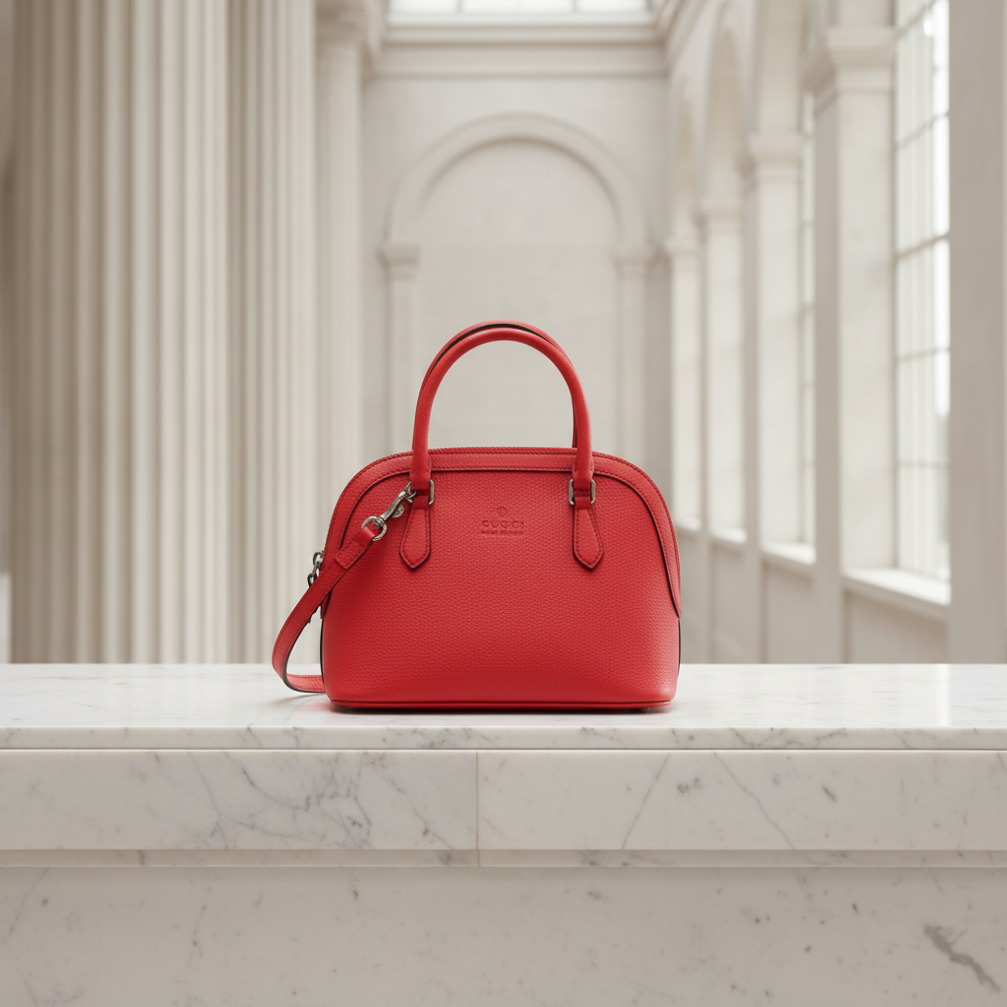 Gucci · Leather Shoulder Bag · Zipper