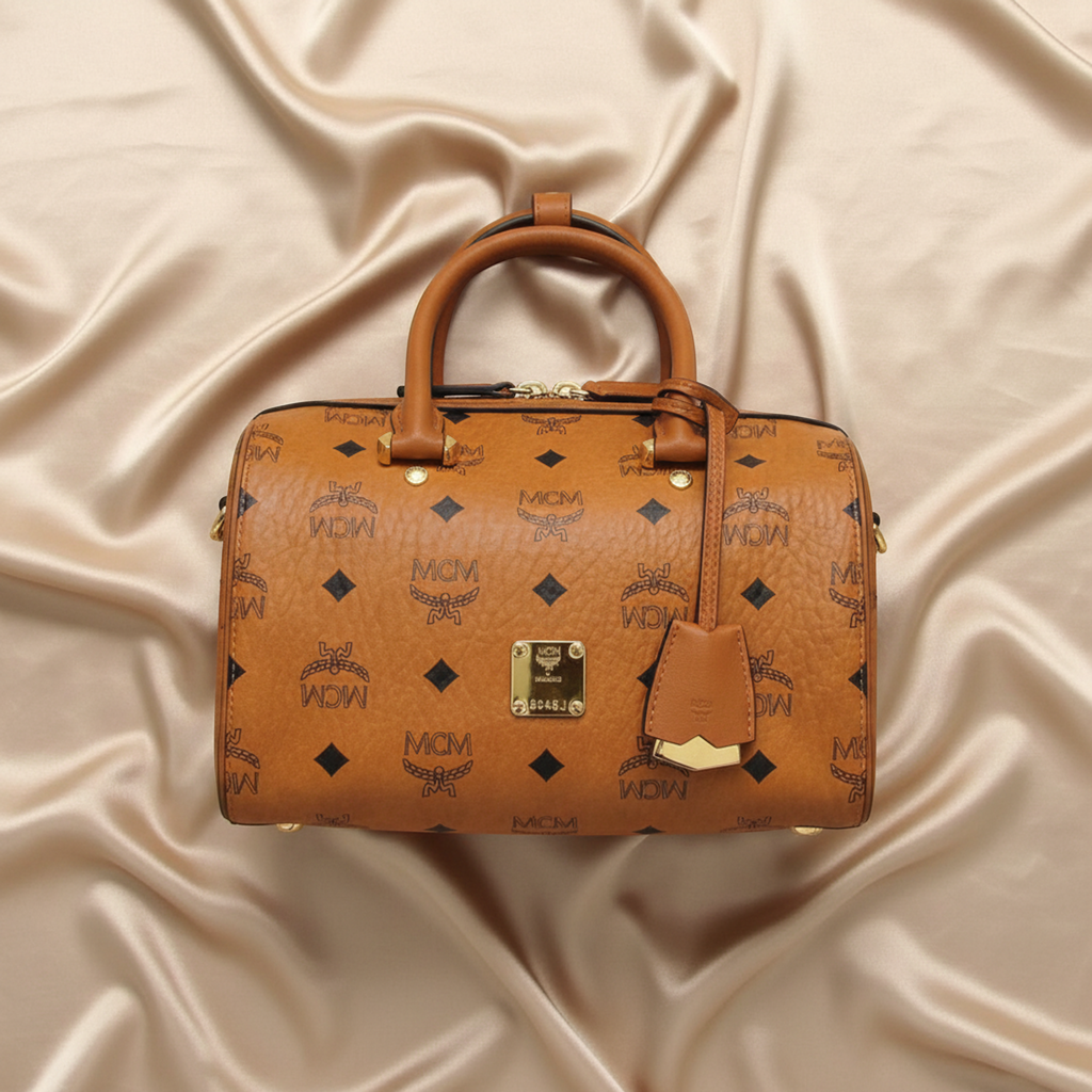 MCM Visetos Essential Boston · Coated Canvas