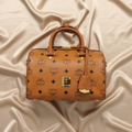 MCM Visetos Essential Boston · Coated Canvas