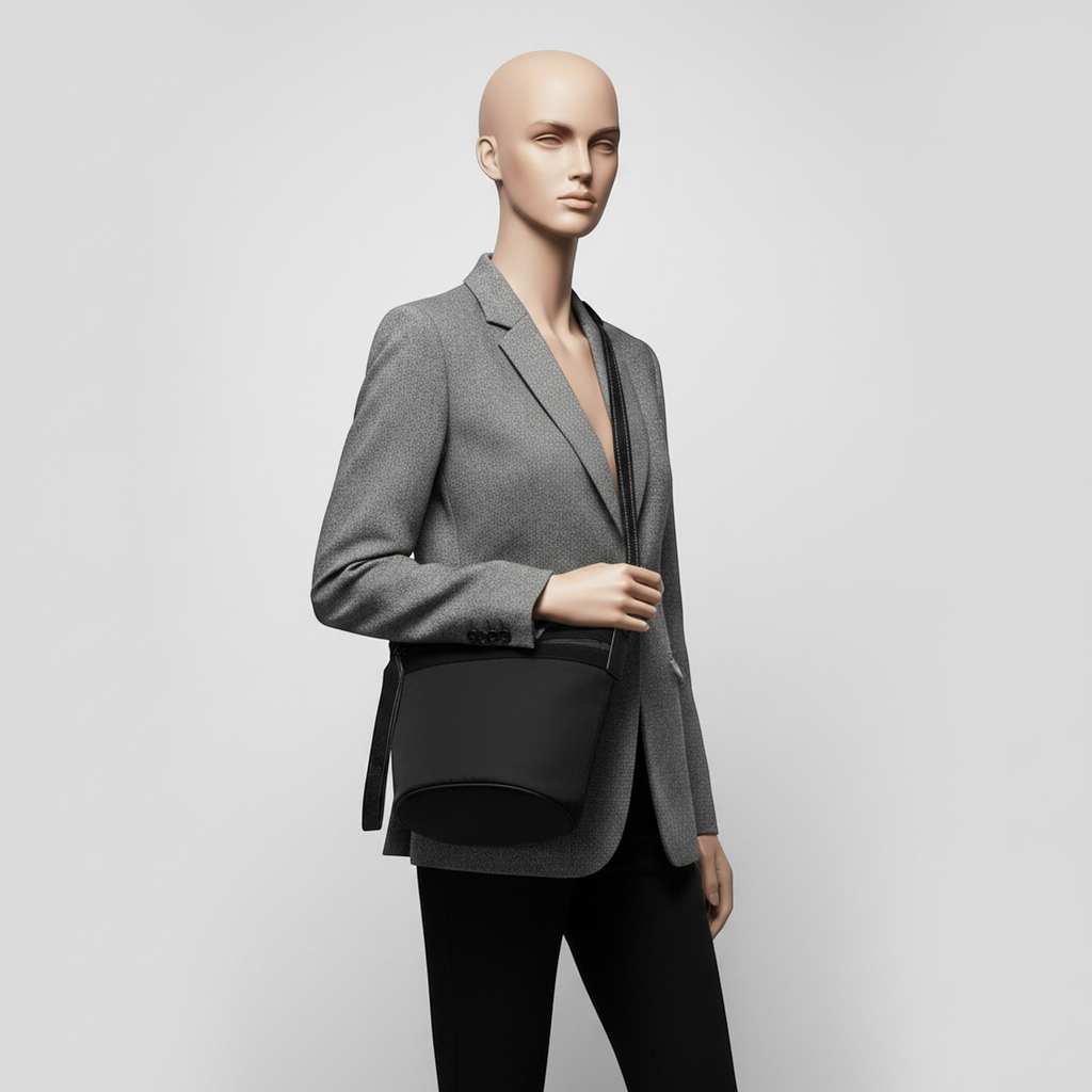 Bottega Veneta Bucket Messenger · Nylon
