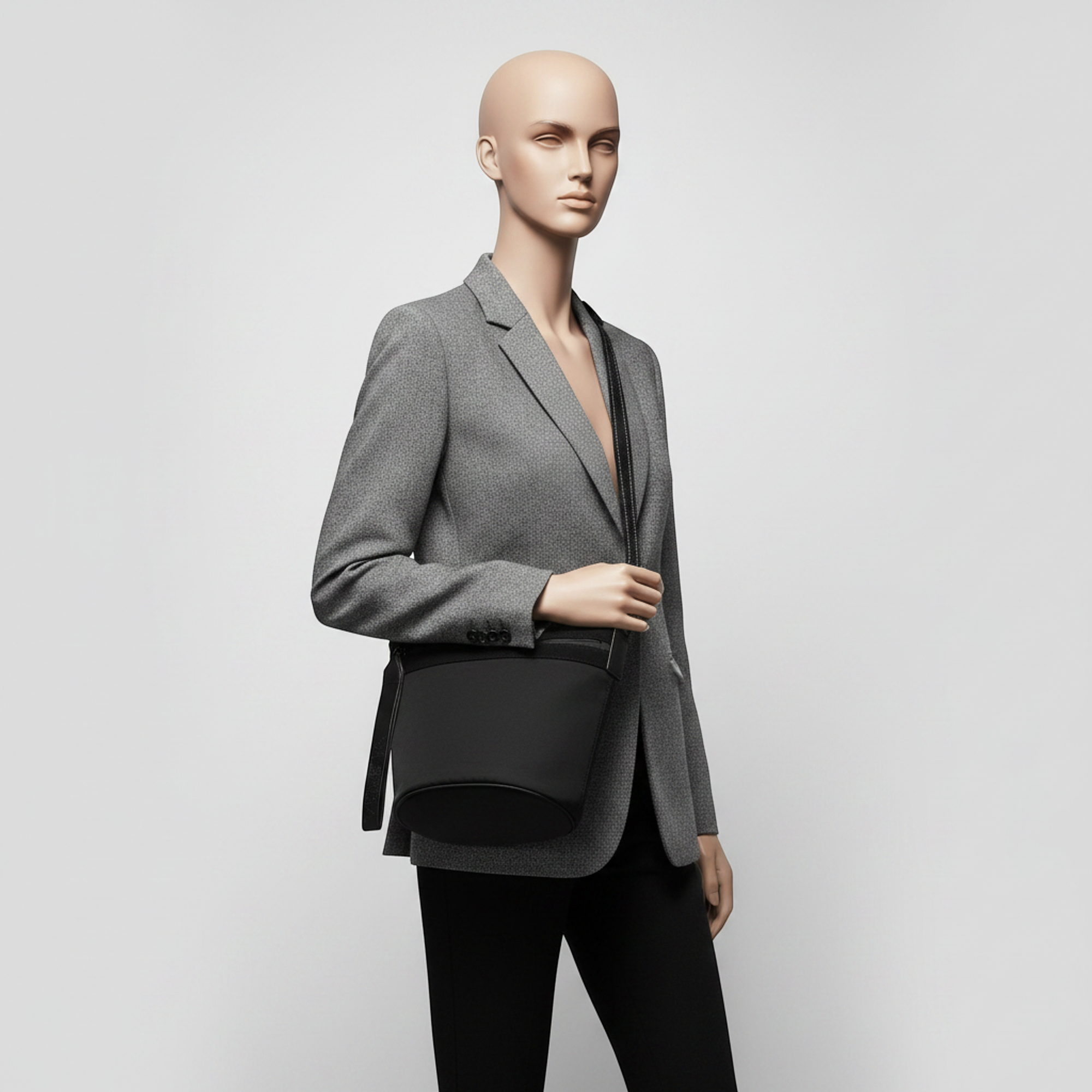 Bottega Veneta Bucket Messenger · Nylon
